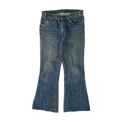 Blue Bootcut Jeans