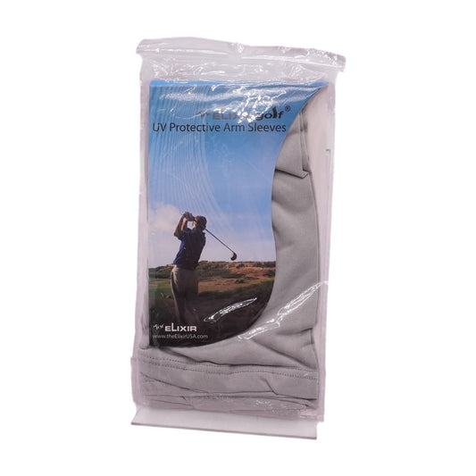 Gray Golf Arm Compression Sleeves