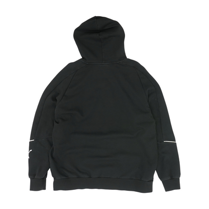 Black Solid Hoodie Pullover