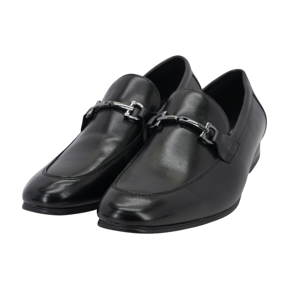Black Slip-On Dress Shoes