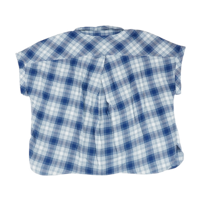 Blue Plus Plaid Button Down