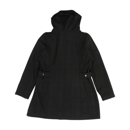 Black Plaid Coat