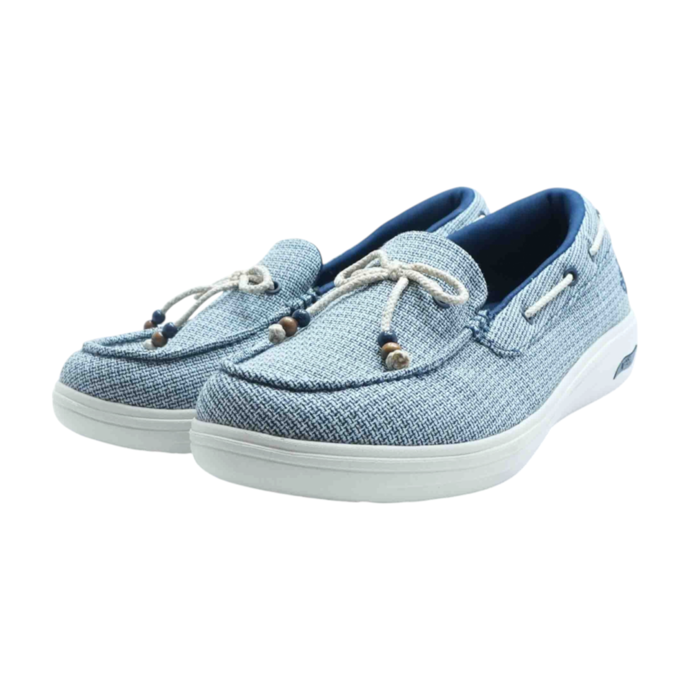 Navy Slip-On Flats
