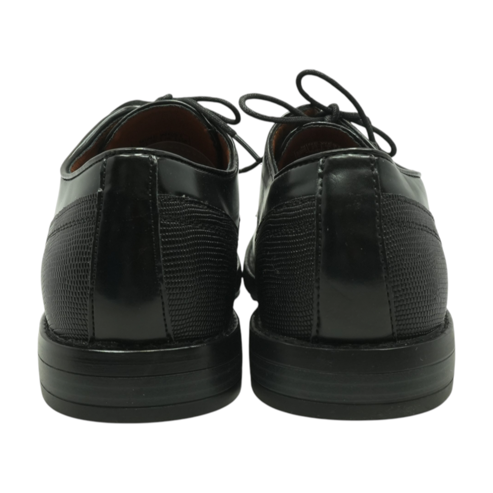 Black Lace-Up Dress Shoes