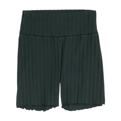 Gray Striped Active Shorts
