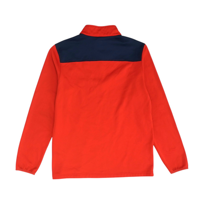 Red Washington Nationals Solid 1/4 Zip Pullover