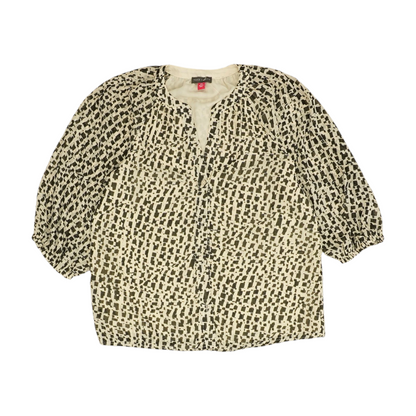 Beige Abstract Blouse