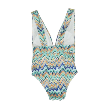 Green Chevron One-Piece