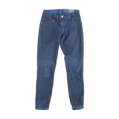 Blue Solid Jeans