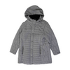 Gray Plus Size Solid Coat