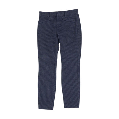 Navy Striped Chino Pants
