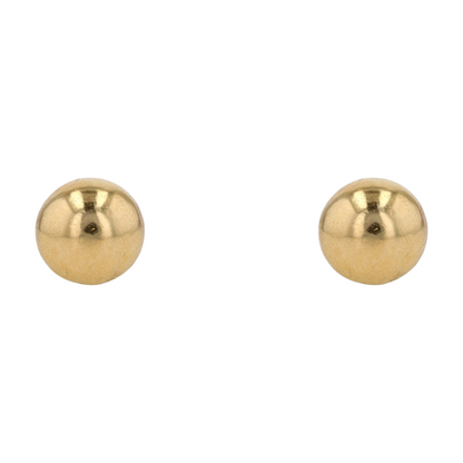 18K Yellow Gold Stud Earrings