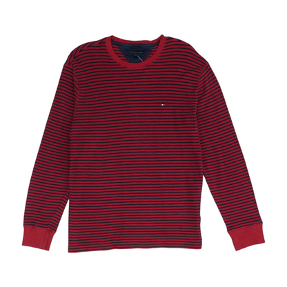 Red Striped Pullover Sweater