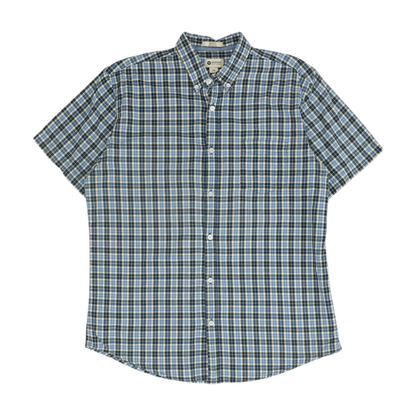 Multi Plaid Short Sleeve Button Down