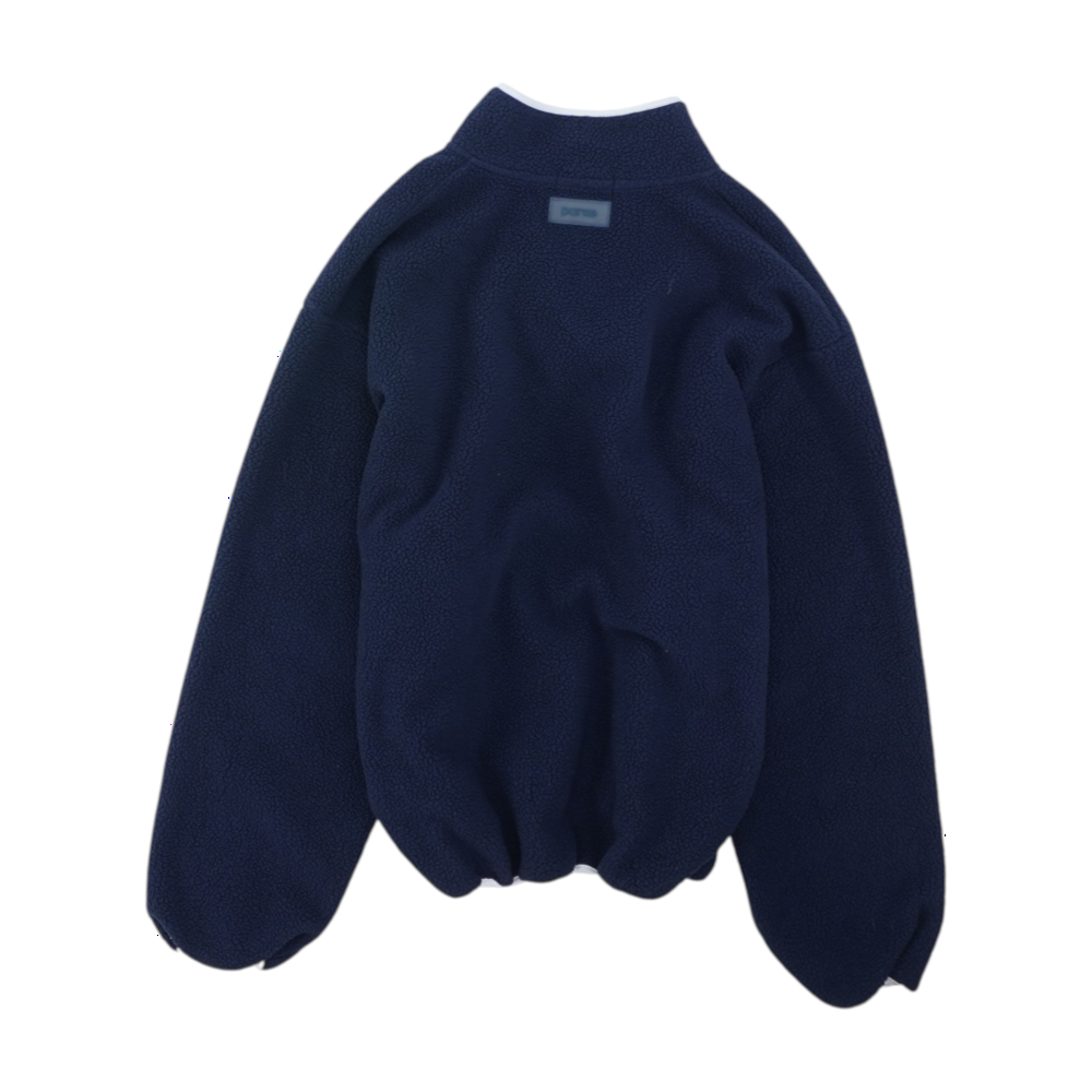 Parke Navy Solid 1/4 Zip Pullover – Image 2