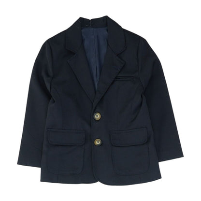 Black Solid Sport Coat