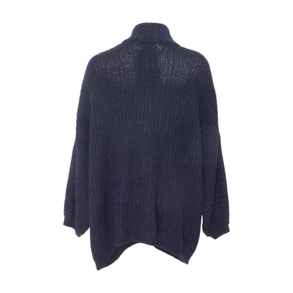 Navy Cardigan Sweater