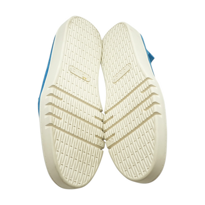 Blue Slip-On Flats