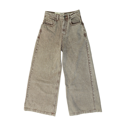 Brown Wide Leg Jeans