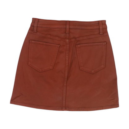 Rust Mini Skirt