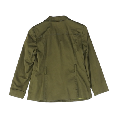 Green Solid Blazer