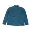 Teal Solid 1/4 Zip Pullover