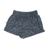 Gray Abstract Active Shorts