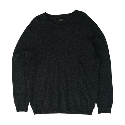 Charcoal Solid Pullover Sweater