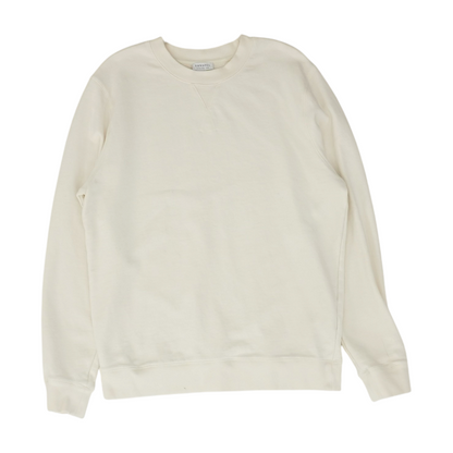 Ivory Solid Sweatshirt Pullover
