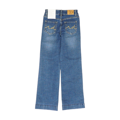 Blue Solid Jeans