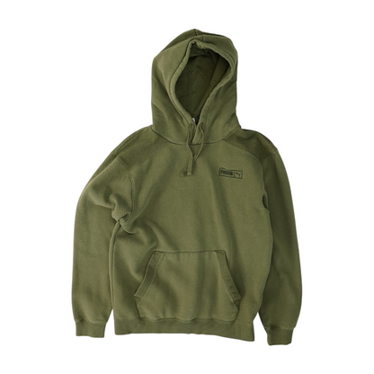 Green Solid Hoodie Pullover