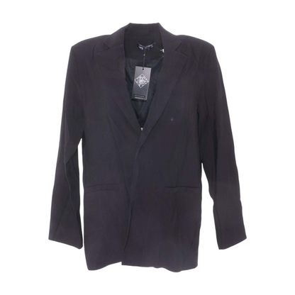 Black Solid Blazer