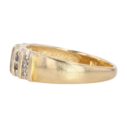 1/4 ctw 14K Yellow Gold Diamond Band Ring