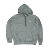 Gray Solid Hoodie Pullover