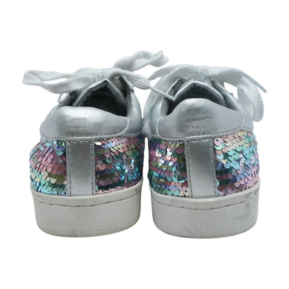 Silver Athletic Shoes