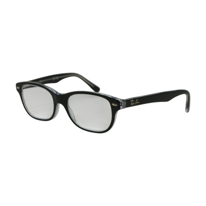 Black RB 1555 Oval Prescription Eyewear