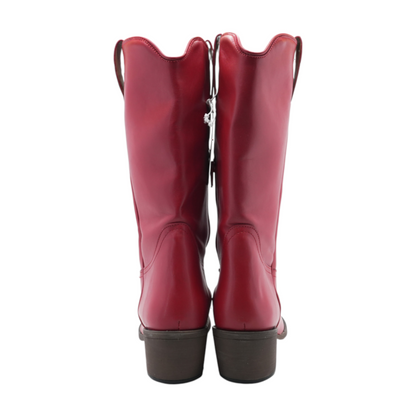 Red Western Hat Boots