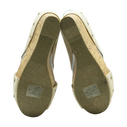 Tan Wedged Sandals
