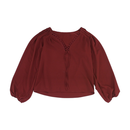 Burgundy Blouse
