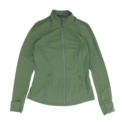 Green Solid Active Jacket