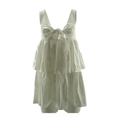 White Formal Mini Dress