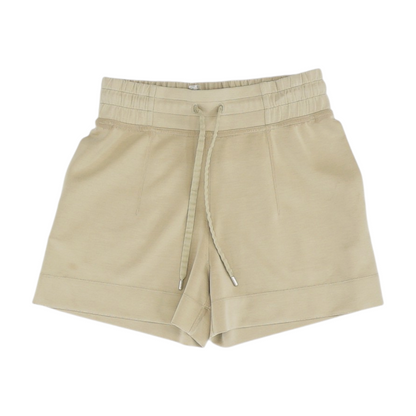 Tan Solid Active Shorts