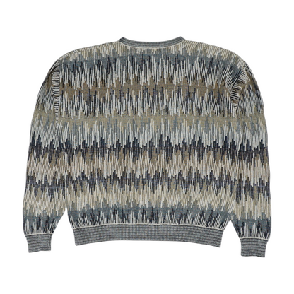 Multi Abstract Pullover Sweater