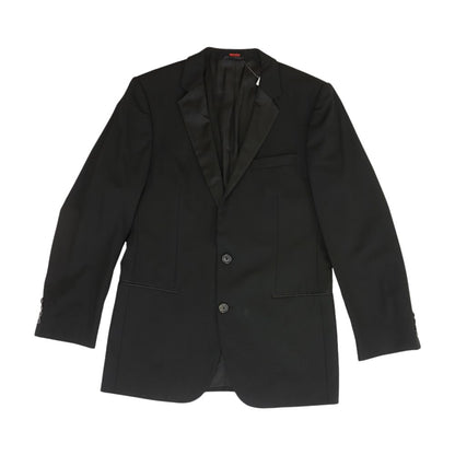 Black Solid Sport Coat