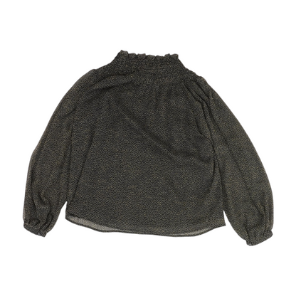 Black Abstract Blouse