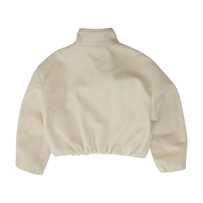 Beige Solid Jacket
