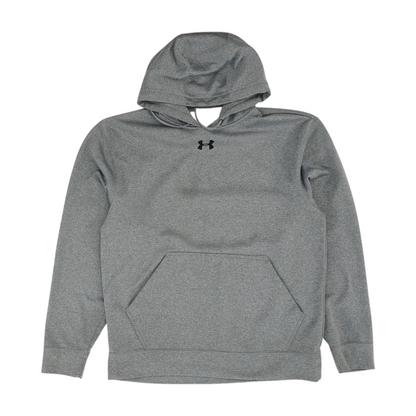 Blue Solid Hoodie Pullover