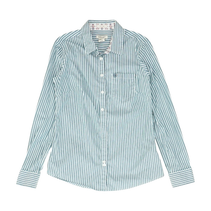 White Striped Button Down