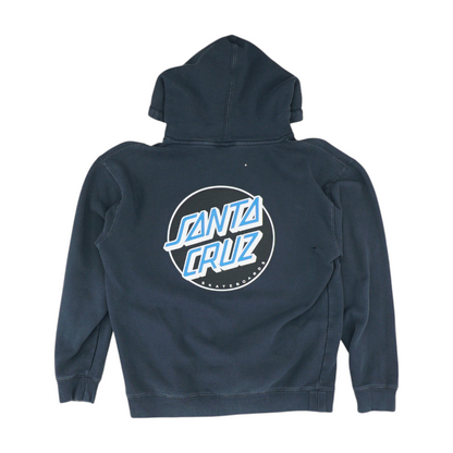 Navy Solid Hoodie Pullover