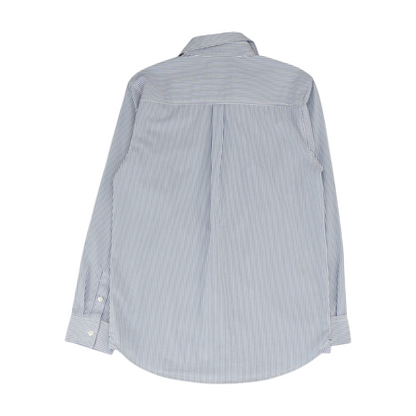 Blue Striped Long Sleeve Button Down